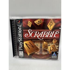 Scrabble Crossword Game Sony PlayStation PS1 1999 Complete